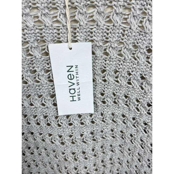 Haven Well Within Women's Open Front Cardigan Sweater Gray Size XXL NWT - Picture 5 of 9